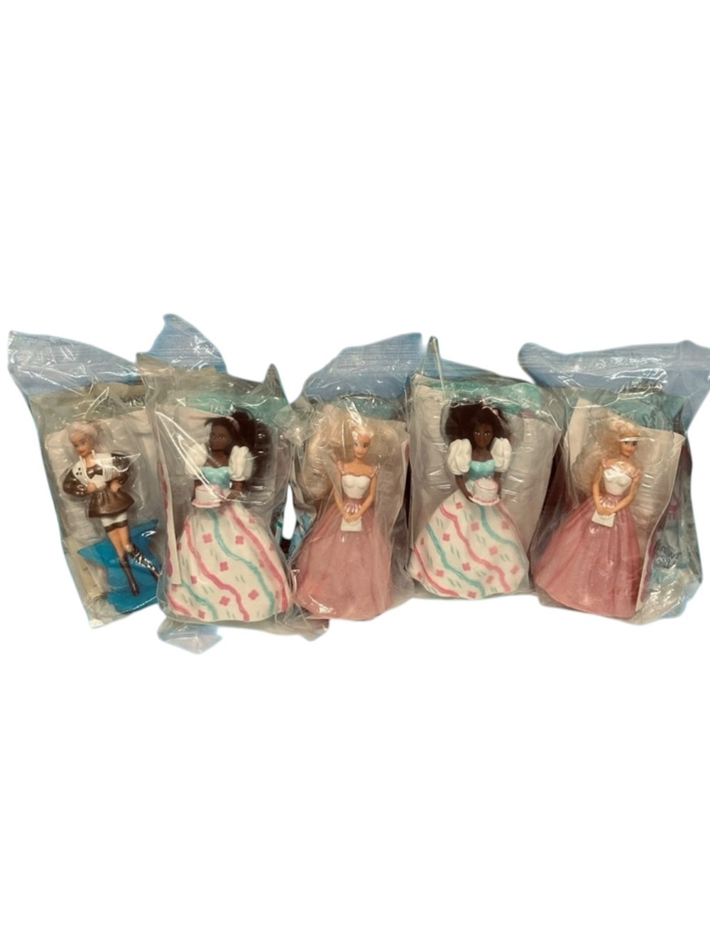 Vintage McDonald's Happy Meal Barbie Lot of 5 Sealed New Duplicates 1992 1993